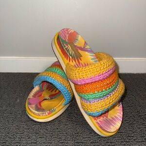 FARM Rio Multicolor Woven Sandals